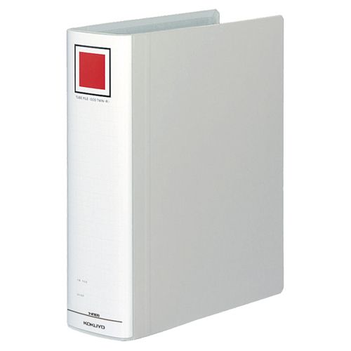 【送料無料】【個人宅届け不可】【法人（会社・企業）様限定】チューブファイル(エコツインR) A4タテ 700枚収容 70mmとじ 背幅85mm シルバー 1冊