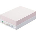 【送料無料】【個人宅届け不可】【法人(会社・企業)様限定】αエコカラーペーパーII A4 ライトピンク 1冊(500枚)