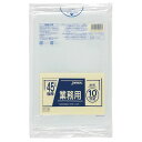 【送料無料】【個人宅届け不可】【法人(会社・企業)様限定】業務用 特厚ポリ袋 透明 45L 1パック(10枚)