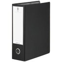 【送料無料】【個人宅届け不可】【法人(会社・企業)様限定】チューブファイル(NEOS) A4タテ 800枚収容 80mmとじ 背幅95mm ブラック 1冊