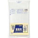 【送料無料】【個人宅届け不可】【法人(会社・企業)様限定】業務用 特厚ポリ袋 透明 90L 1パック(10枚)(3)
