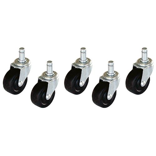 【送料無料】【個人宅届け不可】【法人（会社・企業）様限定】ゴム単輪キャスター　1セット(5個)
