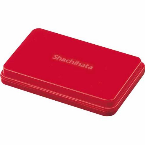 【送料無料】【個人宅届け不可】【法人（会社・企業）様限定】スタンプ台　中形　赤　1個