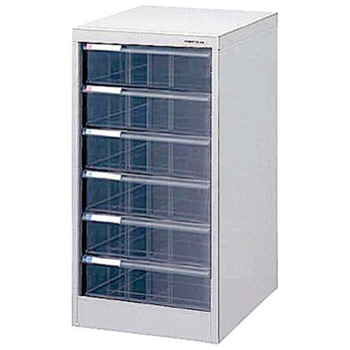 【送料無料】【個人宅届け不可】【法人（会社・企業）様限定】アバンテV2 フロアケース A4タテ 深6段 ニューグレー 1台