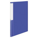 【送料無料】【個人宅届け不可】【法人(会社・企業)様限定】クリヤーブック(POSITY) 固定式 B4タテ 20ポケット 背幅15mm ブルー 1冊
