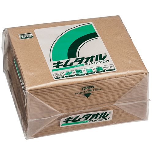 【送料無料】【個人宅届け不可】【法人(会社・企業)様限定】キムタオル 4つ折り ポリパック 1パック(50枚)