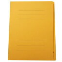 【送料無料】【個人宅届け不可】【法人(会社・企業)様限定】フラットファイルJ A4タテ 150枚収容 背幅18mm イエロー 1セット(100冊)