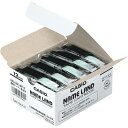 【送料無料】【個人宅届け不可】【法人(会社・企業)様限定】NAME LAND スタンダードテープ 12mmx8m 透明/黒文字 1セット(30個:5個x6パック...