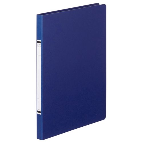 【送料無料】【個人宅届け不可】【法人(会社・企業)様限定】クランプファイル(紙表紙) A4タテ 100枚収容 10mmとじ 背幅18mm 青 1セット(10冊)