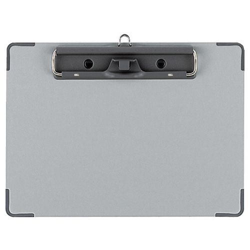 【送料無料】【個人宅届け不可】【法人（会社・企業）様限定】用箋挟B(クロス貼り) A5ヨコ グレー 1セット(10枚)