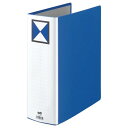 【送料無料】【個人宅届け不可】【法人(会社・企業)様限定】両開きパイプ式ファイル A4タテ 900枚収容 90mmとじ 背幅106mm 青 1セット(30冊)