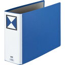 【送料無料】【個人宅届け不可】【法人(会社・企業)様限定】両開きパイプ式ファイル A4ヨコ 600枚収容 60mmとじ 背幅72mm 青 1セット(30冊)