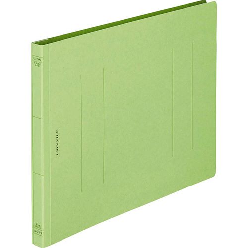 【代引不可】【イージャパンモール】【返品・交換・キャンセル・日時指定不可・法人（会社・企業）様限定】 必ず2通目のメールをご確認ください。 ※本商品は熨斗・包装（ラッピング）はお承り出来ない商品となります。 ※本商品はお届け先様名が法人（企業・会社）様宛ての場合のみお承りとなり、個人様宛てのご注文はお承りしておりませんので予めご了承くださいませ。 ※領収書につきましてはeメールにPDFファイルを添付してのご案内のみとなります。 ※本商品は【イージャパンショッピングモール】（イージャパンモール）の他の商品と同梱することは出来ません。※商品はご注文（ご決済）後、2-5営業日で発送（土・日・祝日除く）となります。※配送業者と契約がないため、送付先が沖縄・離島・一部地域の場合キャンセルとさせていただきます。※発送予定日は、在庫がある場合の予定日となります。 ※在庫がない場合には、キャンセルとさせて頂きます。 ※納期が遅れます場合には改めてご連絡させて頂きます。※キャンセル・返品・交換・日時指定不可です。（平日のみのお届け） ※ご注文確定後でのお届け先の変更等はお承りできませんのでご注意ください。 ※本商品は法人（企業・会社）様限定商品となり、お届け先は「法人（企業・会社）様」に限ります。（個人様宛てへのお届けはお承りしておりません） 　お届け先に法人名が確認できる表札等がない場合、お届けをお承りすることができなくなっております。 　また、住所または商品のお受取人様名に法人（企業・会社）様名をご記入いただけない場合もご注文をお承りできません。 ※再配達ならびに宅配ボックスへの投函は出来ませんので、お届け時にお留守でないようお願い致します。 ※商品のお写真はイメージ画像です。概要 オフィスの定番、ライオン事務器のフラットファイル。 商品説明 ●フラットファイルA4ヨコ、背幅18mmの緑、10冊入です。●分別しやすいシンプル構造。 仕様 サイズ A4ヨコ 色 緑 寸法 W313×H226mm 背幅 18mm 表紙厚 約0.45mm とじ穴間隔 80mm とじ厚 15mm 収容枚数 コピー用紙約150枚 穴数 2穴 材質 表紙：ファイル用紙（再生紙）、押え具：再生ポリスチレン樹脂、とじ具：ポリエチレン製 備考 ※表紙厚は、季節により変化する場合があります。※ファイルの収容枚数は、64g/[m2]・90μmのPPC用紙を使用した場合の目安です。 JANコード 4903331103586 環境商品 古紙パルプ配合率90％エコマーク認定番号：18112248 【メーカー・製造または販売元】ライオン事務器【広告文責】株式会社イージャパンアンドカンパニーズ 072-875-6666《ご注意ください》 ※本商品はキャンセル・返品・交換・日時指定不可の商品です。 　不良品、内容相違、破損、損傷の場合は良品と交換いたします。 　但し、商品出荷より7日以上たった商品につきましては交換いたしかねますのでご注意ください。 ※商品がリニューアルしている場合、リニューアル後の商品をお届けします。 ※法人（企業・会社）様宛ての場合のみご注文をお承りしております。（個人様宛てへのお届けはお承りしておりません） 　配送の日時指定は出来ません。お届け時にお留守でないようお願い致します。[関連キーワード：文房具 ファイル フラットファイル （まとめ）フラットファイル＜環]