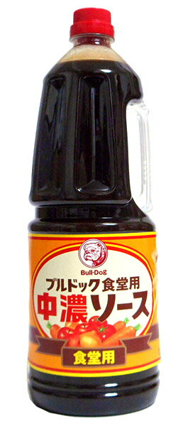 ★まとめ買い★　ブルドック　中濃ソース　食堂用　1.8L　×6個【イージャパンモール】