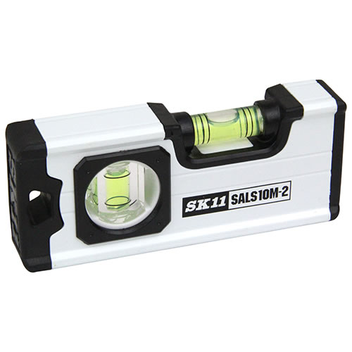 SK11　アルミレベル100スリムMG【日用大工・園芸用品館】