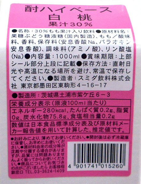 【送料無料】★まとめ買い★ スミダ 酎ハイベー...の紹介画像2