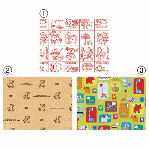 包装紙 小花 (100枚入)【返品・交換・キャンセル不可】【イージャパンモール】