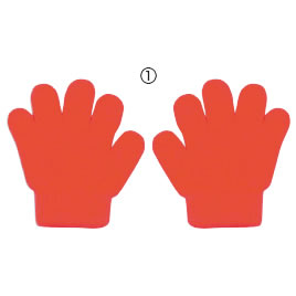 ミニのびのび手袋　緑【返品・交換・キャンセル不可】【イージャパンモール】