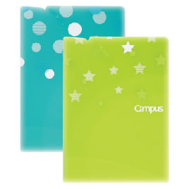 キャンパスプリントファイルライトブルー【返品・交換・キャンセル不可】【イージャパンモール】