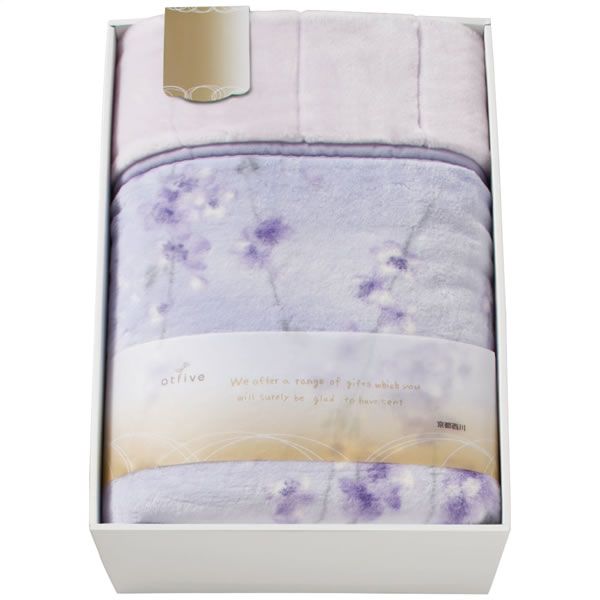 【送料無料】京都西川　衿付マイヤー合せ毛布　07K1583【ギフト館】