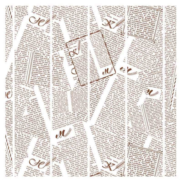 WAXペーパー フェザーイニシャル白 30?30 50箱(5000枚)【イージャパンモール】