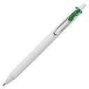 ゲルインクボールペン ユニボール ワン 0.5mm グリーン (軸色:オフホワイト) 1本(3)