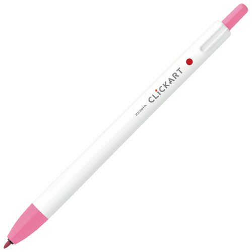 Rakuten - ノック式水性カラーペン　クリッカート　ピンク　1セット(10本)