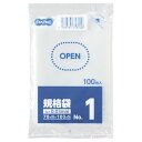 規格袋 1号 0.03×70×100mm 1セット(4000枚:100枚×40パック)