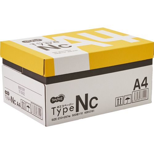 【送料無料】【個人宅届け不可】【法人（会社・企業）様限定】αエコペーパー タイプNC A4 1箱(5000枚:500枚×10冊)