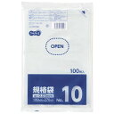 【送料無料】【個人宅届け不可】【法人(会社・企業)様限定】規格袋 10号 0.03×180×270mm 1セット(1000枚:100枚×10パック)