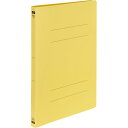【送料無料】【個人宅届け不可】【法人(会社・企業)様限定】書類が出し入れしやすい丈夫なフラットファイルA4タテ イエロー 1セット(50冊:5冊×10パック)