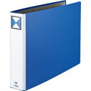 【送料無料】【個人宅届け不可】【法人(会社・企業)様限定】両開きパイプ式ファイル A3ヨコ 600枚収容 60mmとじ 背幅76mm 青 1セット(30冊)