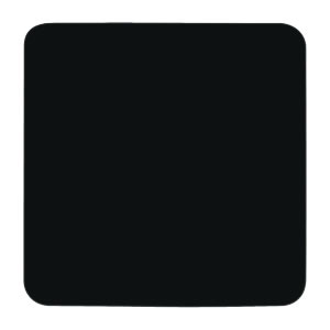 コースター　90角丸　黒　0．8mm厚　　1束（100枚）【イージャパンモール】