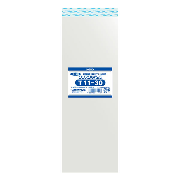 クリスタルパック T 11−30 1束(100枚)【イージャパンモール】