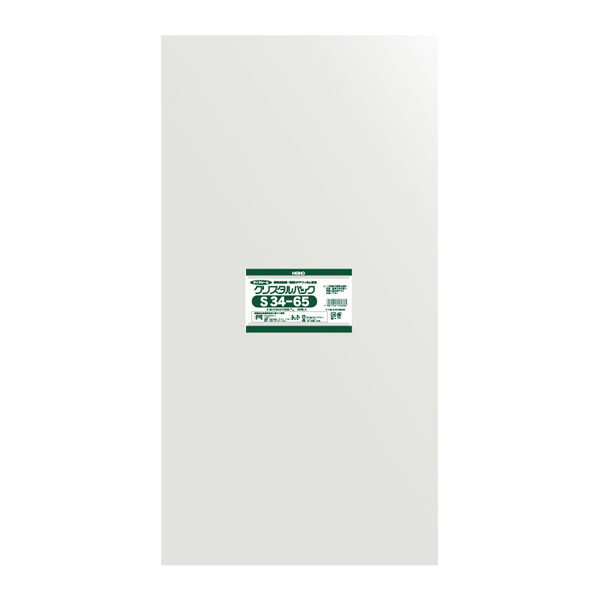 クリスタルパック S 34−65 1束(50枚)【イージャパンモール】