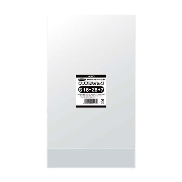 クリスタルパック G 16−28+7 1束(100枚)【イージャパンモール】