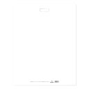HDカラーポリ 50−65 ホワイト 表記入 1束(20枚)【イージャパンモール】
