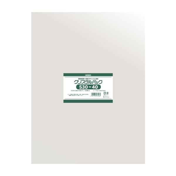 クリスタルパック S 30−40 1束(100枚)【イージャパンモール】
