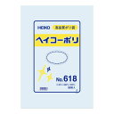 ヘイコーポリ No.618 紐なし 5束(250枚)【イージャパンモール】