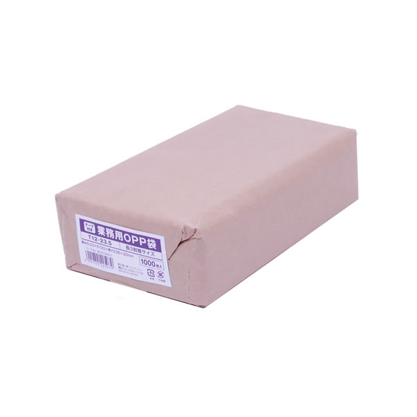 業務用OPP袋 T 12−23.5(長3サイズ) 8束(8000枚)【イージャパンモール】