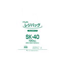 レジバッグ SK−40 ナチュラル 10束(1000枚)【イージャパンモール】