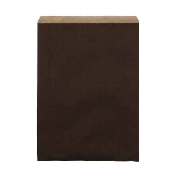 柄小袋 R−20 筋入無地 焦茶 10束(2000枚)【イージャパンモール】