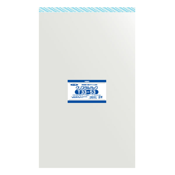 クリスタルパック T 33−53 10束(1000枚)【イージャパンモール】