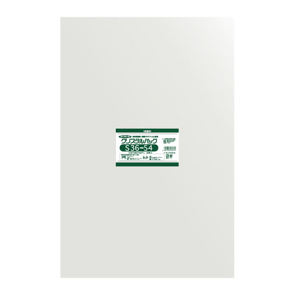 クリスタルパック S 36−54 10束(500枚)【イージャパンモール】