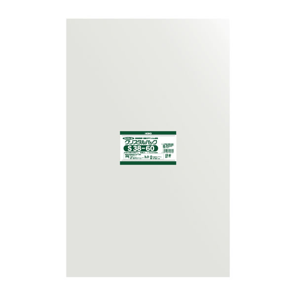 クリスタルパック S 38−60 10束(500枚)【イージャパンモール】