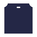 DXハンディバッグ L 無地シコン 表記入 10束(1000枚)【イージャパンモール】