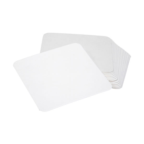 コースター90角丸　白1mm　30束（3000枚）【イージャパンモール】