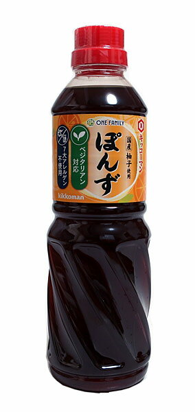 ★まとめ買い★　キッコーマン　ワン・ファミリー　ぽんず　500ml　×12個【イージャパンモール】