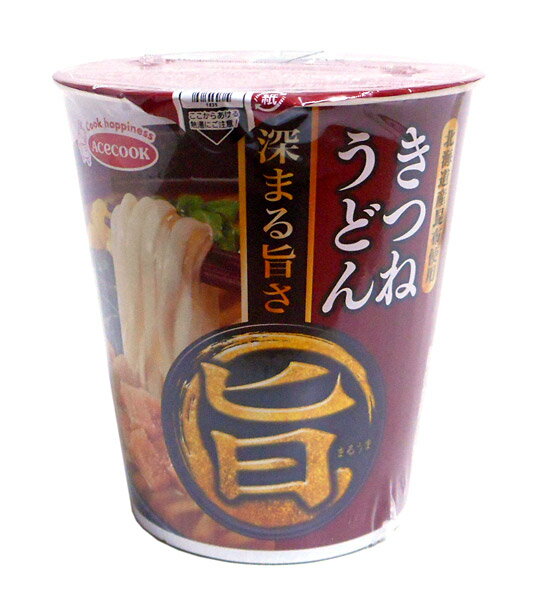 ★まとめ買い★　エースコック　まる旨きつねうどん　×12個【イージャパンモール】