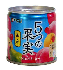 ★まとめ買い★　カンピー国産 5つの果実 M2号缶　×12個【イージャパンモール】のサムネイル